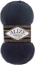 Alize Superlana Klasik Navy 58 Pakket 5 Bollen 500 Gram