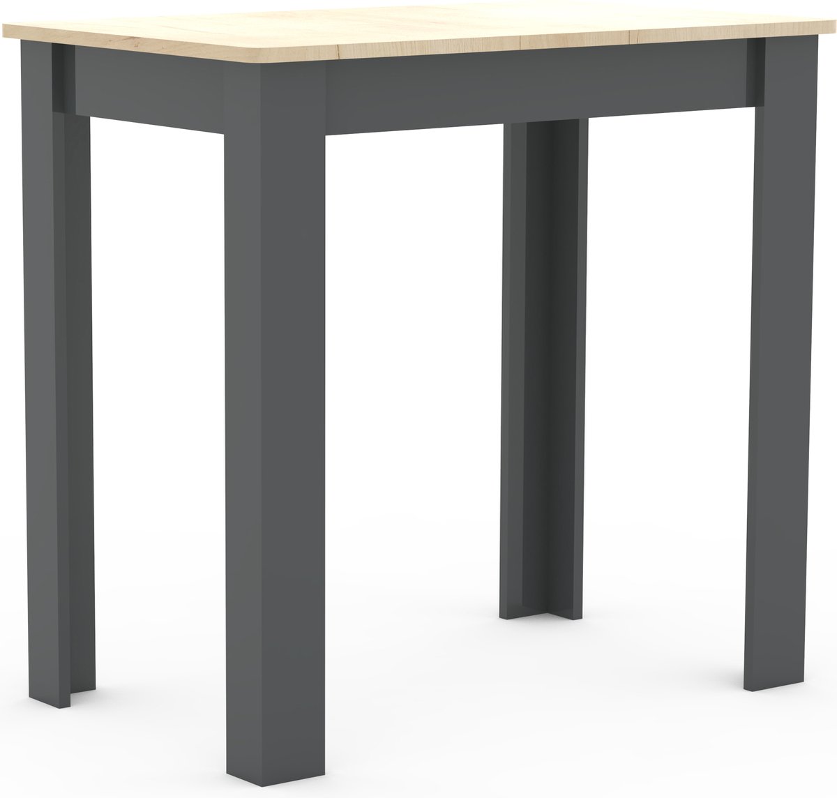 Eettafel keukentafel grenen tafel massief restaurant met lade fabrikant nieuw grenen gelakt (50 x 120