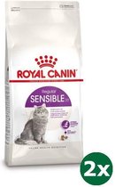 Royal canin sensible kattenvoer 2x 2 kg