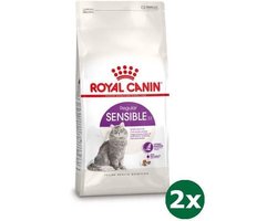 Royal canin sensible kattenvoer 2x 2 kg