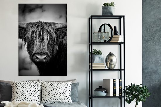 Tuinposter. Schotse hooglander - Het Pronkhuisje