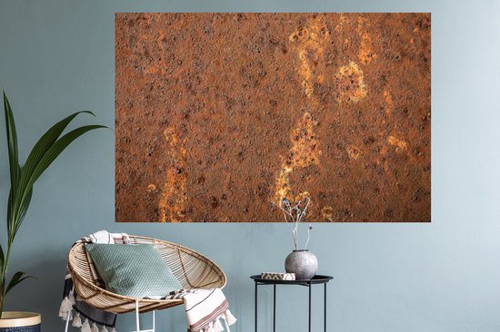 Stickers muraux - Feuille Autocollant - Marron - Oranje - Abstrait - Vintage - Rouille - Motif - 120x80 cm - Feuille Adhésive - Stickers muraux Muraux Chambre Enfant - Papier Peint Auto Adhésif