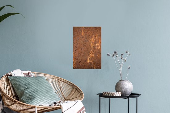 Stickers muraux - Sticker Foil - Marron - Oranje - Abstrait - Vintage - Rouille - Motif - 20x30 cm - Film Adhésif - Stickers muraux Chambre Enfant - Papier Peint Auto Adhésif