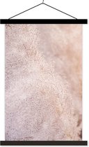 Posterhanger incl. Poster 40x60 cm - Schoolplaat - Pampasgras - Structuur - Planten - Natuur - Textielposter - Zwarte latten