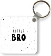 Sleutelhanger - Uitdeelcadeautjes - Spreuken - Kind - Jongens - Little bro - Quotes - Plastic