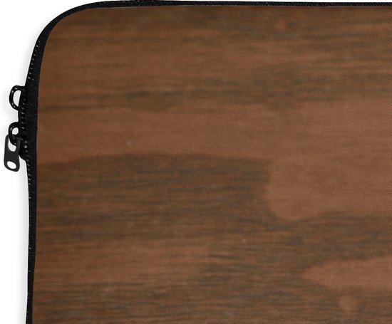 Laptophoes 15.6 inch - Pollepel - Kruiden - Eten - Specerijen - Tafel - Laptop sleeve - Binnenmaat 37x26 cm - Zwarte achterkant