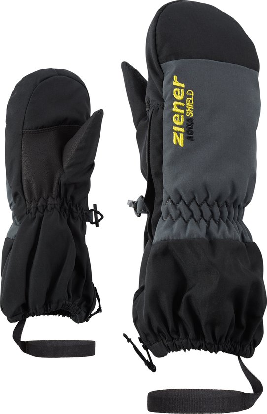 Ziener LETT AS - Guanti da sci per bambini, impermeabili, traspiranti, blu navy, taglia: 5