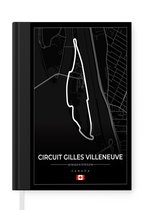 Carnet - Carnet - Course - Hippodrome - Circuit Gilles Villeneuve - Canada - F1 - Zwart - Carnet - Format A5 - Bloc-notes