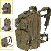 Tactical Backpack 30 l | Tactische rugzak | sport - school - werk | Marine groen - Backpack US Assault Molle Large - Rugzak -Marine groen - 30 L