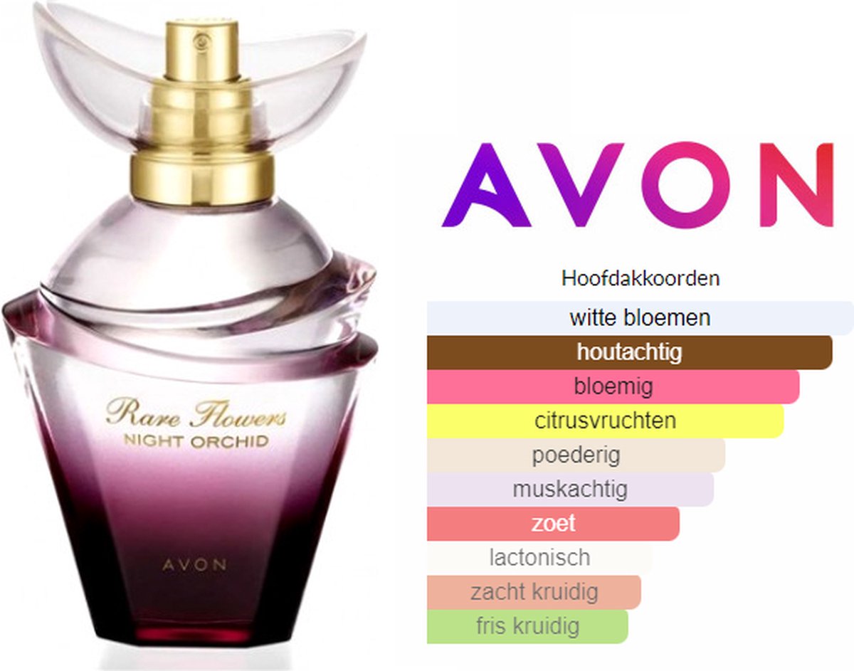 Avon Rare Flowers Night Orchid - Eau de Parfum - 50ml - Cadeau Tip !