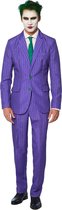 Suitmeister The Joker suit - Heren Pak - The Joker DC Kostuum - Mix Kleur - Maat S