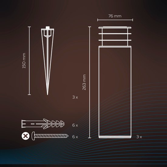 Smart Outdoor Grondspots 24V set van 3 - Calex