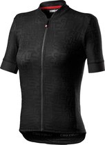 Castelli PROMESSA JACQUARD Fietsshirt Light Black - Vrouwen - maat S