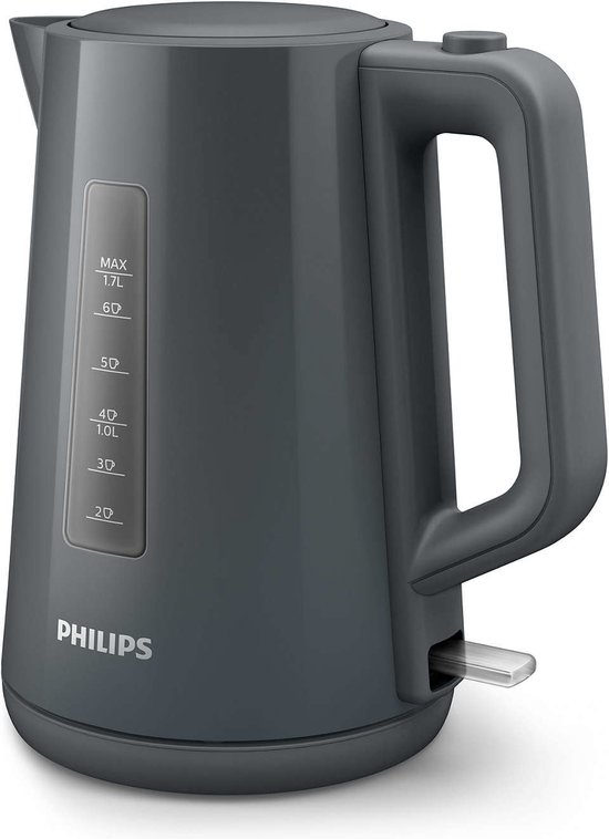 bouilloire électrique de 1,5L métal 2200W gris noir Philips - www
