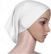 Hijab - Hoofddeksel tulband - Hoofddoek Islam dames - Hoofdband voor vrouwen - Moslima kleding - Wit