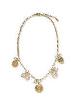 Zatthu Jewelry - N22FW522 - Collier à maillons Jesa avec perles