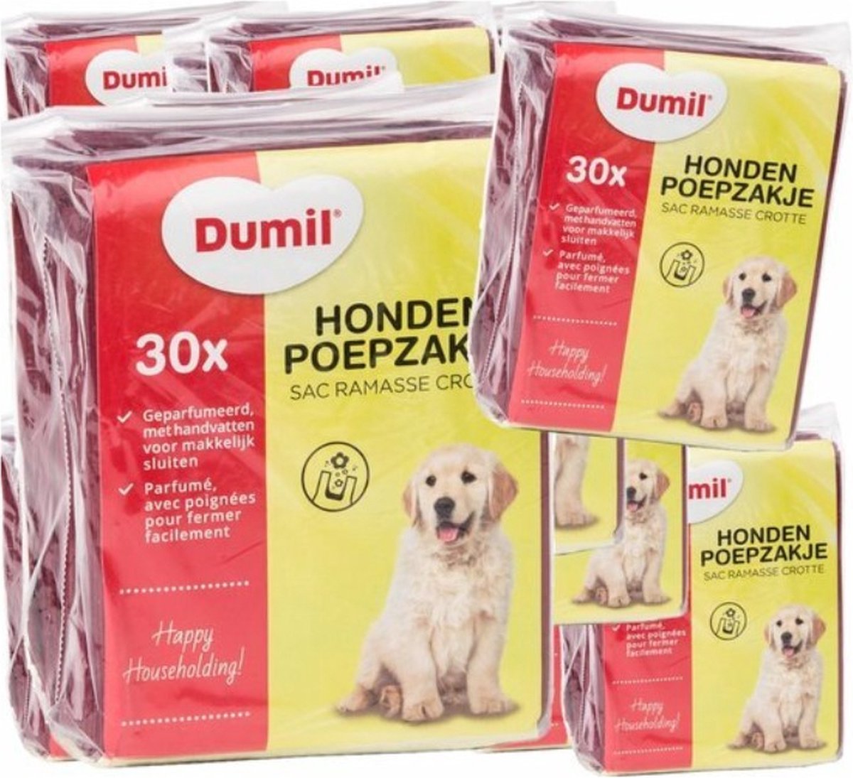 Dumil poepzakjes - hondenpoepzakjes - 24 x 30 stuks - 720 poepzakjes |  bol.com