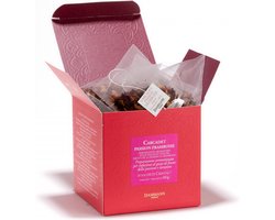 Dammann Frères- Carcadet passion framboise 20 cristal zakjes - Vruchtenthee zonder theïne - 20 composteerbare theebuiltjes
