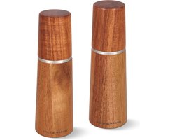 Cole & Mason - Marlow Acacia Salt and Pepper Mill Gift Set, unfilled 18.5 cm