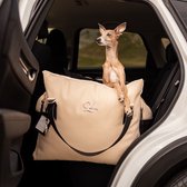 L'élianne ® : Siège d'auto de Luxe pour Chiens - Lit d'auto pour chien - Siège d'auto surélevé pour chien - Panier de voyage - Panier d'auto