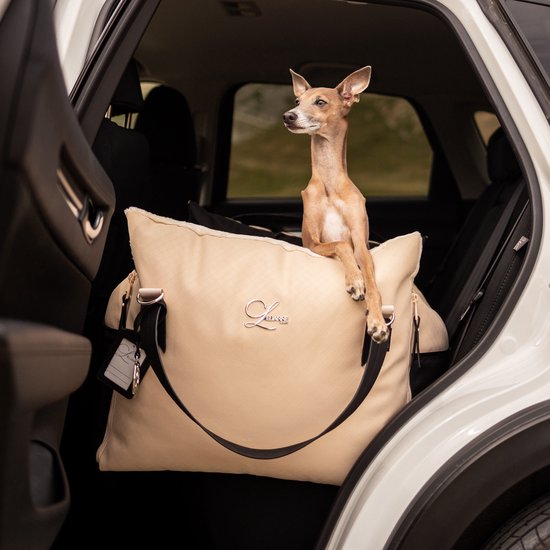 L'élianne ®: Designer Luxe Honden Autostoel - Auto Hondenmand - Verhoogde  Autostoel... | bol.com