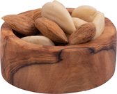 Bowls and Dishes Pure Olive Wood olijfhouten schaal laag Ø 6 cm - Cadeau tip!