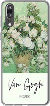 Geschikt voor Huawei P20 hoesje - Schilderij - Bloemen - Van Gogh - Siliconen Telefoonhoesje