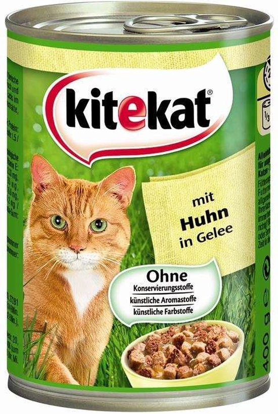 3 x Kitekat met eend in Gelei - kattenvoer- Natvoer voor de Kat - Poes ...