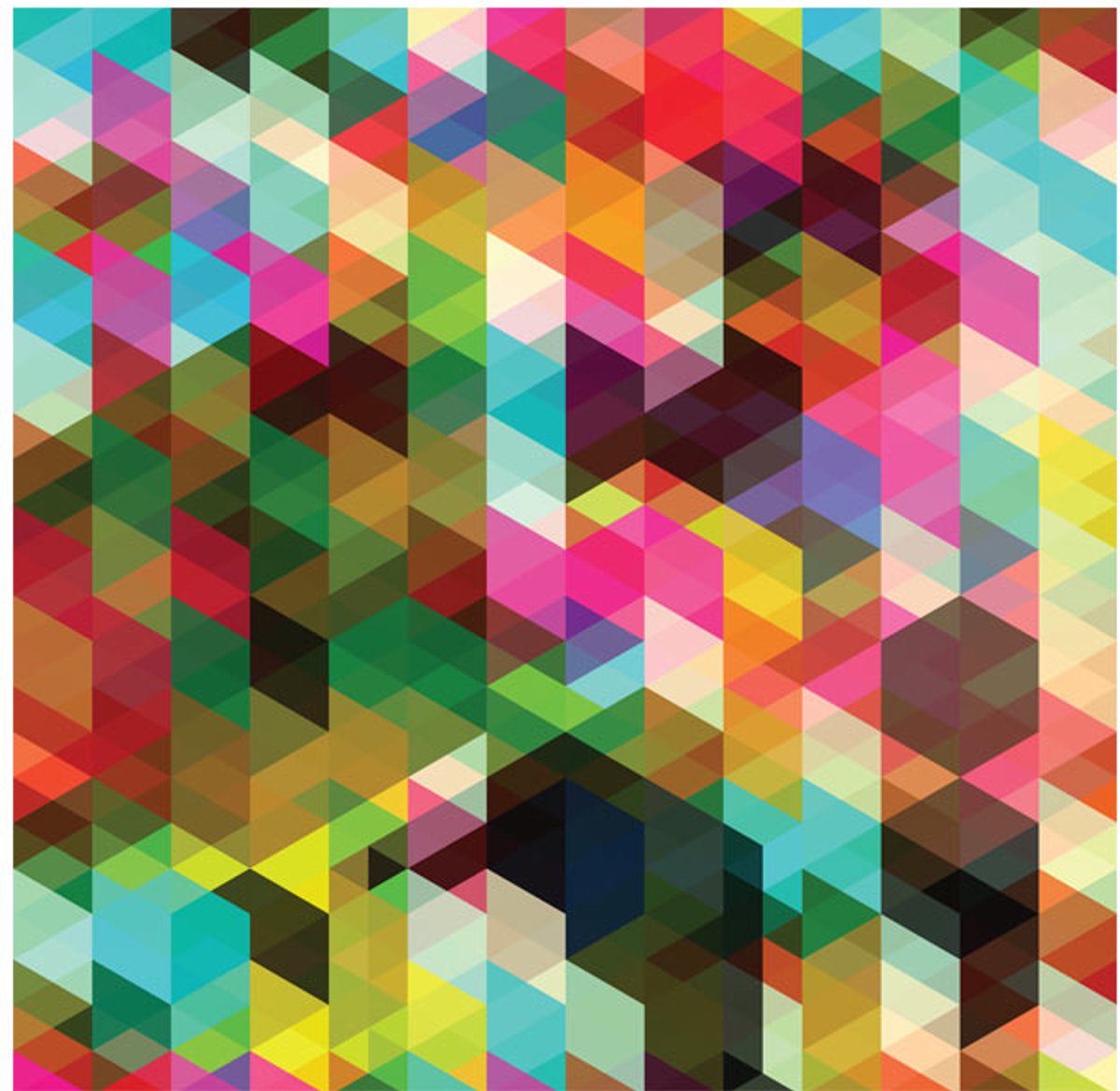 Fotobehang - Colourful Geometry.