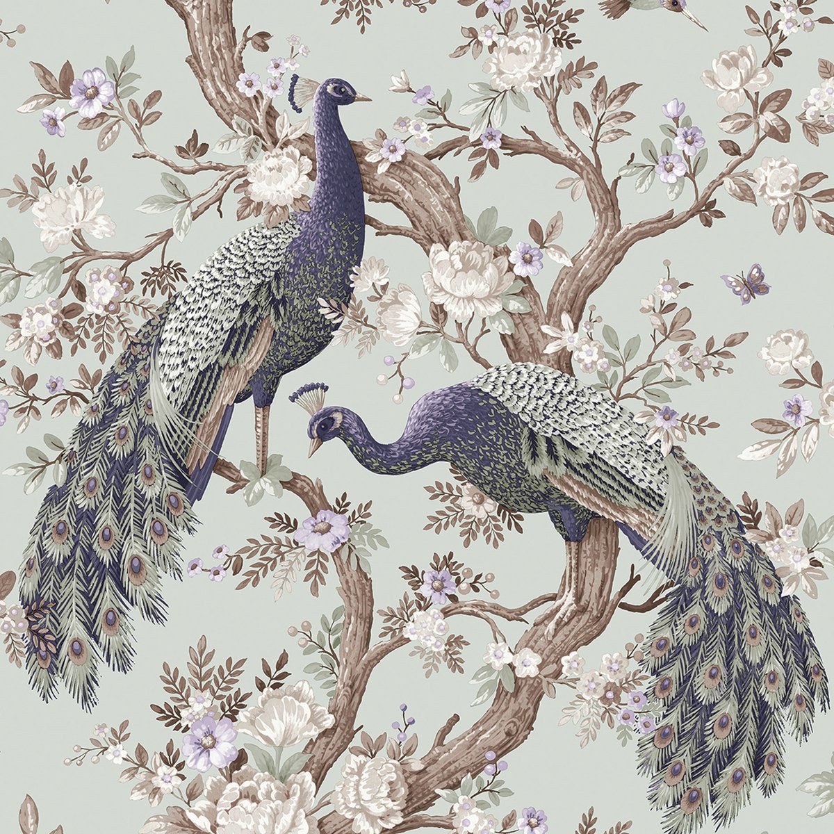 Lot De 2 Bordures Papier Peint Vintage Laura Ashley Hepworth - Lavande Multi Flocons D'avoine 10m