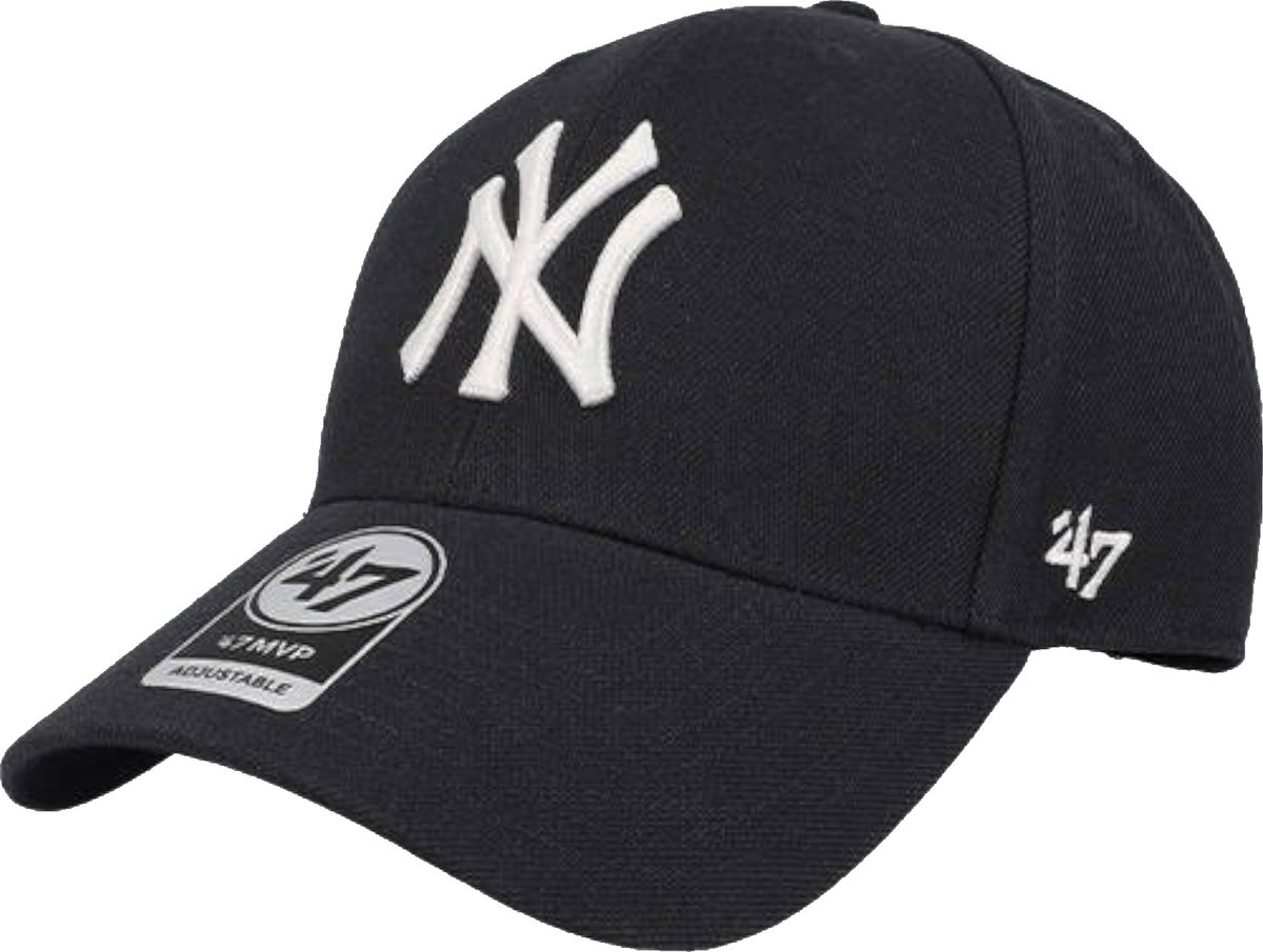47 Brand MLB New York Yankees MVP Cap B-MVPSP17WBP-NYC, Unisex, Marineblauw, Pet, maat: One size