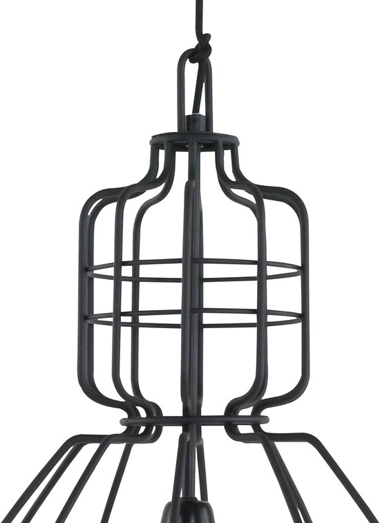Éclairage - Suspension industrielle AN 1-l. 48x68cm - Noir