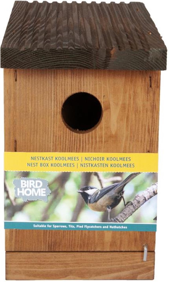 Bird Home Nestkast (geschikt voor vele soorten vogels) mussen en mezen - Tuinplus