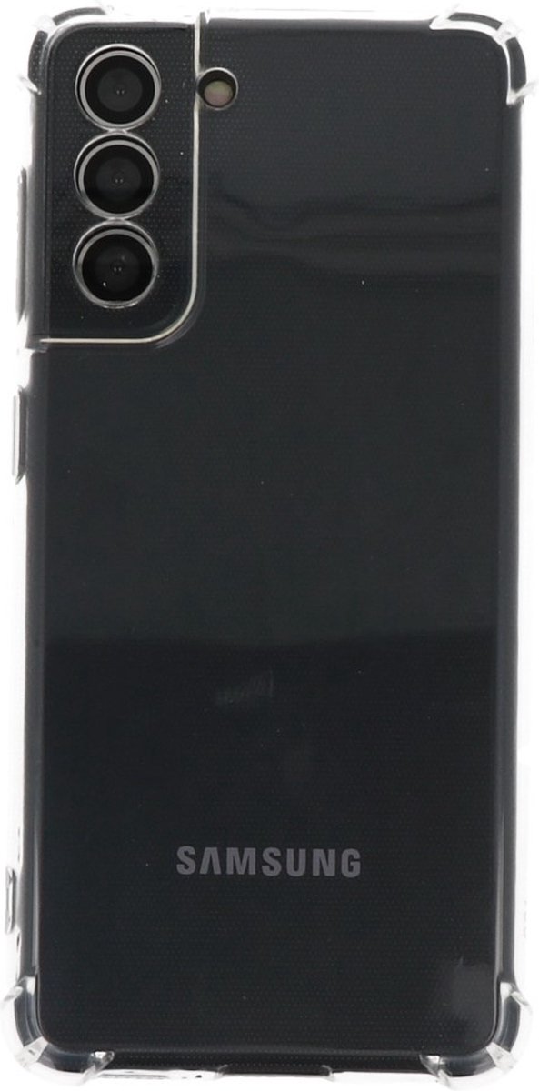 Hoesje 2.0mm Dikke Siliconen Back Cover schokbestendig Transparant geschikt voor Samsung Galaxy S21
