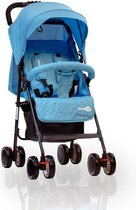Bol.com Kinderwagen - Blauw - Licht rijden - Baby wagen aanbieding