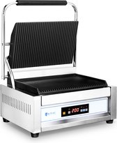 Bol.com Royal Catering Contactgrill - 2.200 W - 10057 - grote plaat - gegolfd aanbieding