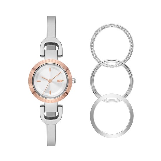 Guess GW0936L1 Dameshorloge Jada Zilver 34 mm met - Vergelijk prijzen