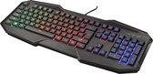 Trust GXT 830-RW Avonn, Taille réelle (100 %), Avec fil, USB, Clavier à membrane, LED RGB, Noir