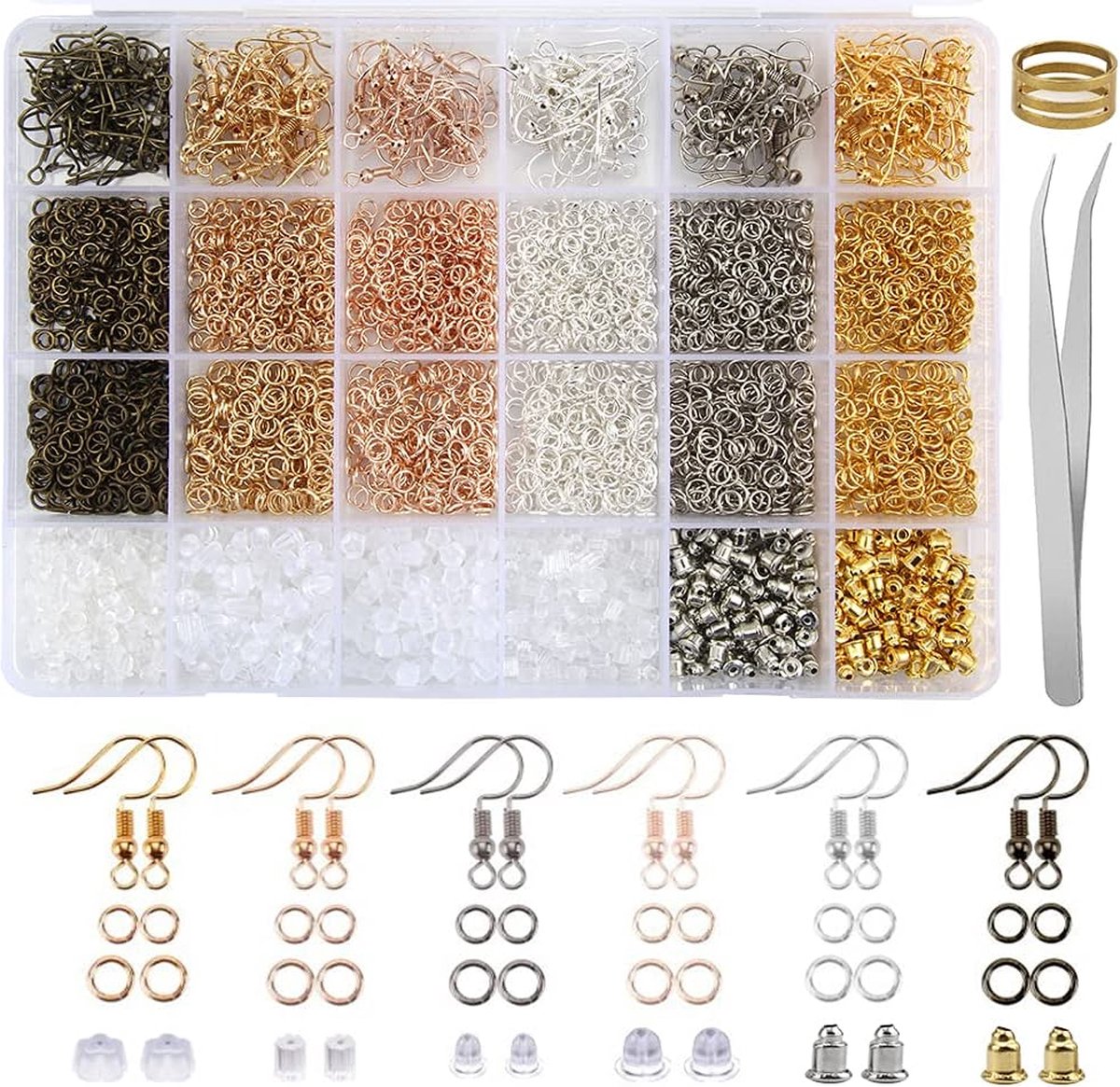 Sieraden maken set – DIY sieraden – voor volwassenen en kinderen – meisjes en vrouwen – DIY jewellery making kit - handgemaakte sieraden