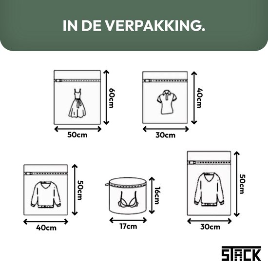 Beha wasnet, waszak, 4 stuks, waszak, waszak, wasnet voor wasmachine met ritssluiting, voor beha's, sokken, ondergoed, kleding, enz