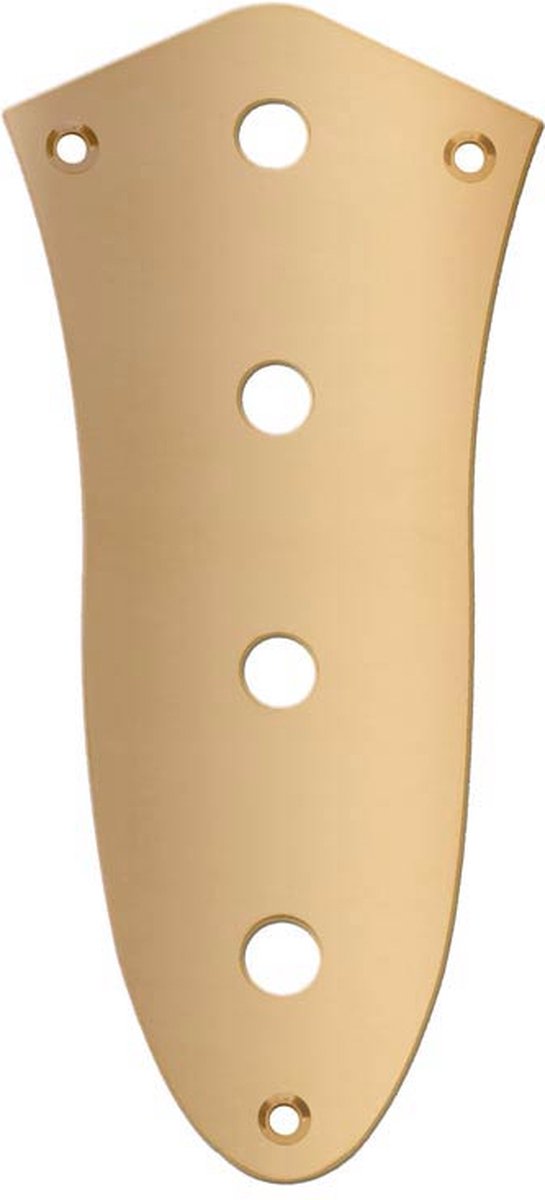 Boston CP-JB-AG Control Plate voor Jocker Bass - Goud, 9,5mm gaten