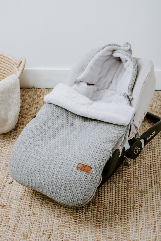 Baby's Only Voetenzak autostoel 0+ Robust - Taupe - Geschikt voor drie- en vijfpuntsgordel — afbeelding 4