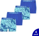 4-Pack O'Neill Heren Palm Boxershorts Palm 900872 - Blauw - Maat M