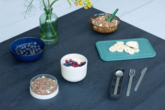 Ensemble de couverts Brabantia Make & Take - 3 pièces - Gris foncé