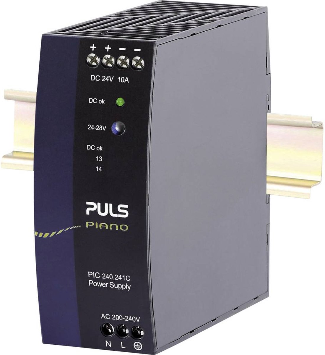 PULS PIC240.241C DIN-rail netvoeding – 24 V/DC – 10 A – 240 W