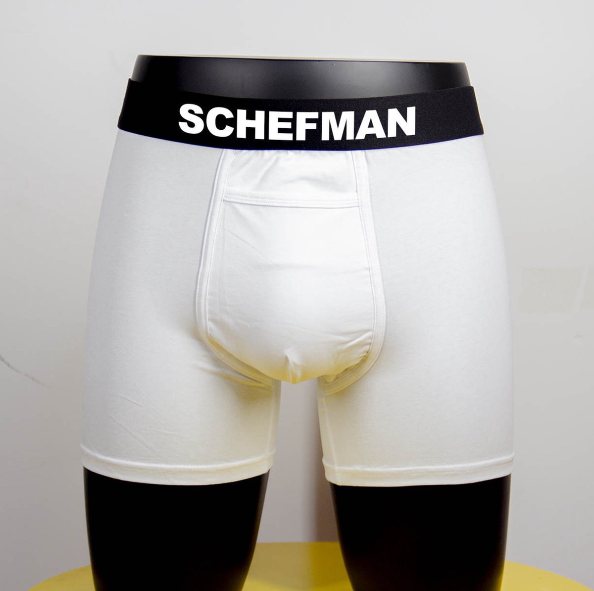 SCHEFMAN® 2-pack boxershorts voor heren | 2 Stuks | Zwart & Wit - XXL