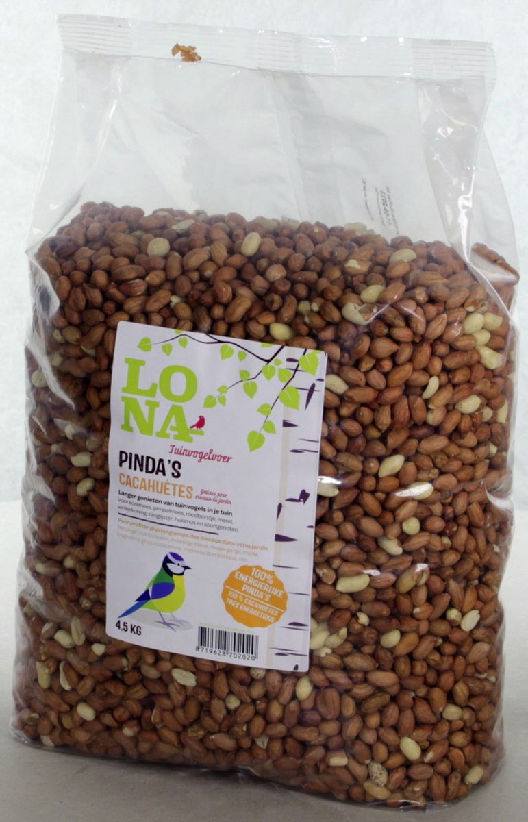 LONA Tuinvogelvoer - Pinda's - 4,5 kg