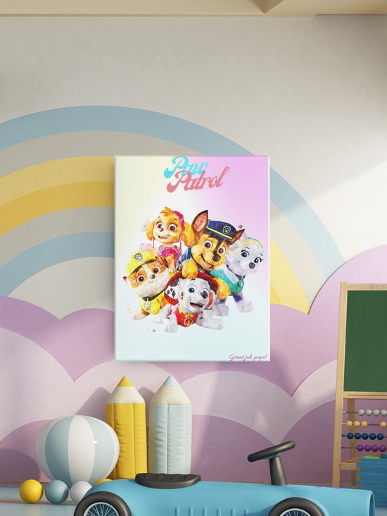 Empireposter Paw Patrol – Crests – Poster Géant Pour Enfants 61 X 91,5 Cm – Qualité Premium, Imprimé Europe, Jamais Plié !