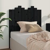Prolenta Premium - Hoofdbord 96x4x110 cm massief grenenhout zwart