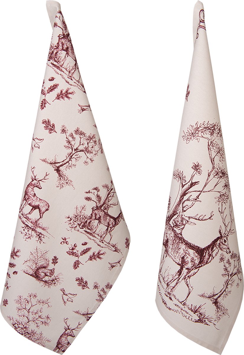 Clayre & Eef Theedoek set van 2
